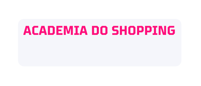 academia do shopping