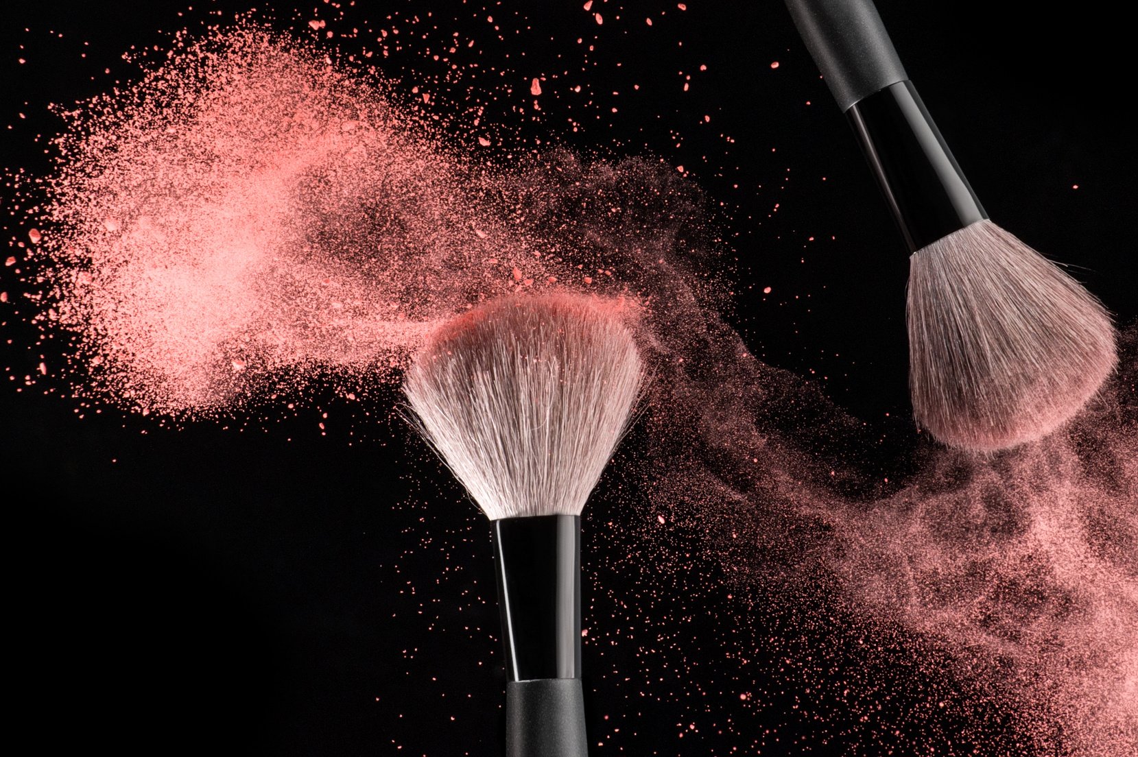 Make-up brushes background