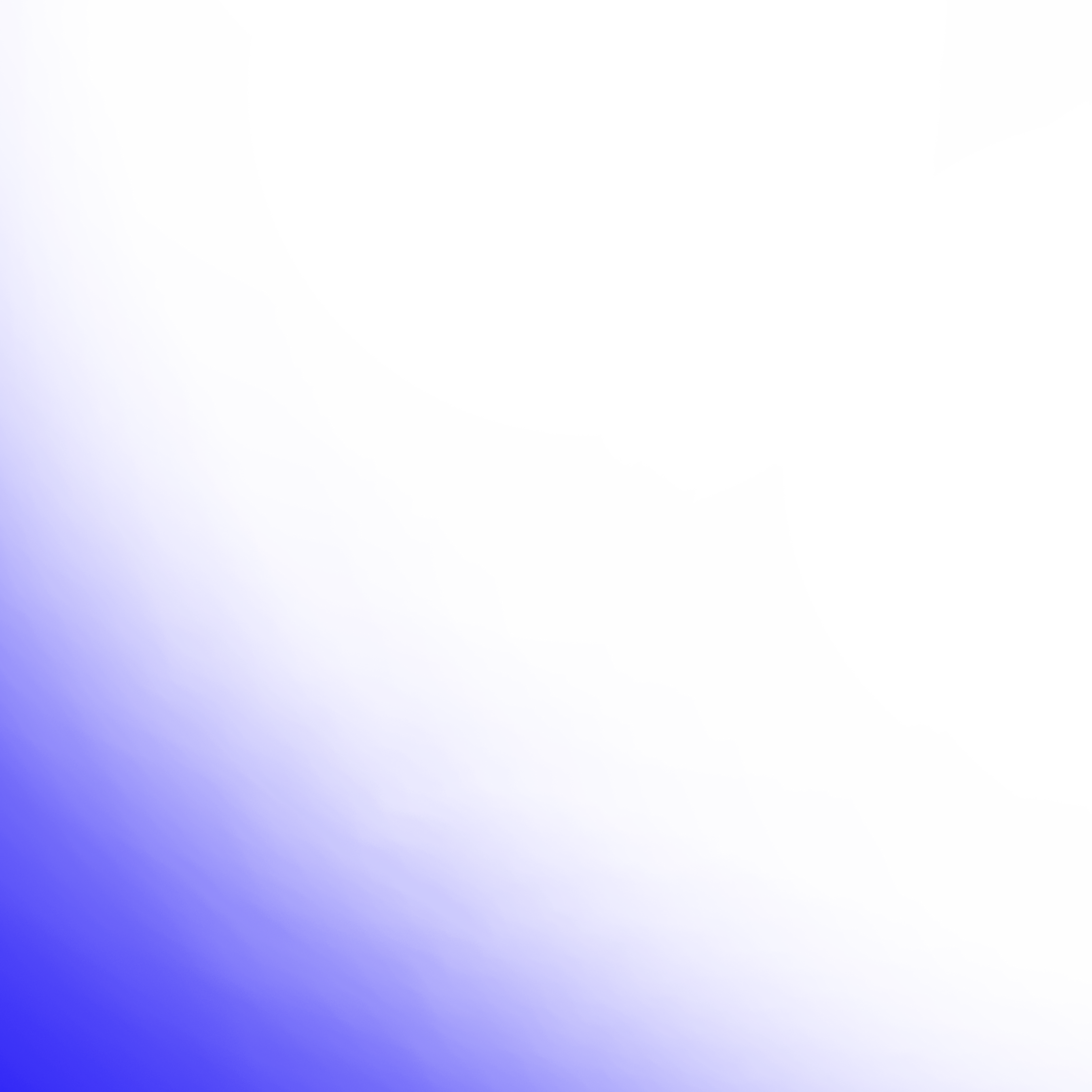 transparent gradient corner blue