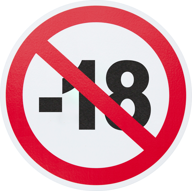 No under 18 Sign