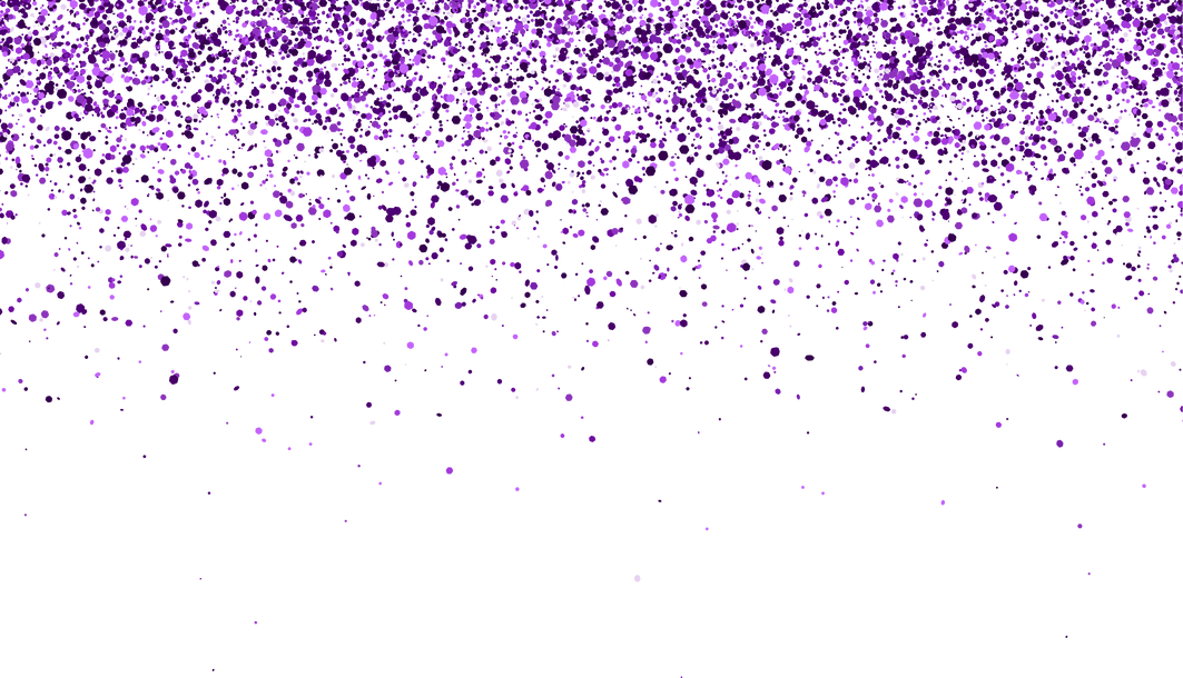 Purple Glitter Confetti Illustration